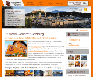 ebhotel.at: Hotel Garni Salzburg : EB-Hotel Garni in Salzburg
Das EB Hotel Garni in Salzburg liegt verkehrsgünstig neben dem Messezentrum Salzburg und ist nur ein paar Minuten von der Altstadt Salzburg entfernt.