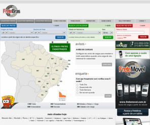 fretenet.com: Fretes - Transportadoras - FreteBras - Seu frete de ida e volta [Portal Catalão]
Fretebras seu frete de ida e volta, uma empresa especializada em disponibilizar fretes para transportadoras - São mais de 1000 fretes cadastrados - todos os dias seu frete de ida e volta!!!