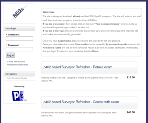 p402refresher.co.uk: REG10 - p402 Refresher Training On-line - Surveying Refresher
p402 refresher course on-line for Asbestos Surveyors