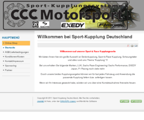 sport-kupplung.com: Startseitentext
Sport & Renn Kupplungen Sachs Race Sachs Performance EXEDY F1 Racing