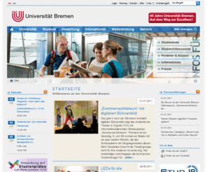 universitaet-bremen.org: Universität Bremen: Startseite
Willkommen auf den Webseiten der Universität Bremen. Die Startseite enthält aktuelle Meldungen und weist den Weg zu den Informationen zu Universität, …