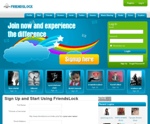 friendslock.com: Welcome To FriendsLock - Connect You With Pakistan
This Social Network is invent for All Pakistanis By Pakistanis it does not matter where you live i warm welcome to all muslims who live in pakistan or outside coutries.1st time in Pakistan a new website launched named: friendslock.com. from there you can can make friends and chat online with them and share your feelings with each other also you have the opportunity to make forum, blog, polls, groups, quizzes and also upload your favorite music make albums upload pictures of you your art and also your family and others, upload videos and so much more, you can enjoy live TV , listen online radio, download games, software's, in our site we have an mobile section were we update all companies mobile rates on daily bases, also you can check your ip with friendslock ip locator, you can see thousands of sms and many many features are added in friendslock.com you never imagine what this website have, and also send free sms in Pakistan. so just check it out and make fun.This Social Network is invent for All Pakistanis By Pakistanis it does not matter where you live i warm welcome to all Muslims who live in Pakistan or outside countries. i have many hopes and dreams with this website and want it to become most popular among other social network.