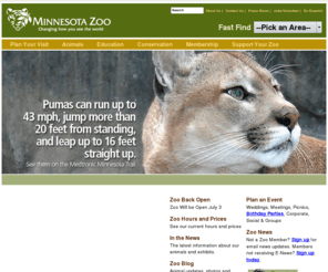 minnesotazoo.net: Minnesota Zoo
Minnesota Zoo connecting people, animals and the natural world