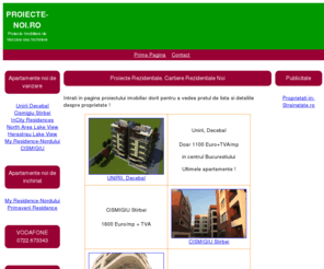 proiecte-noi.ro: Proiecte-Noi.ro - Vanzari si Inchirieri de Apartamente Noi
Apartamente noi de inchiriat si de vanzare in proiecte imobiliare rezidentiale noi 