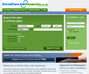 socialcarejobvacancies.com: Find UK jobs at Social Care Job Vacancies - UK Social Care Job Vacancies at Social Care Job Vacancies
A website offering a wide range of social care job vacancies in the UK.