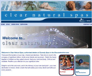 bubblesupyourbum.com: Clear Natural Spas
Dynasty Spas - A leading manufacturer of luxury American Spas and Swimspas - Your Daily Vacation starts here!