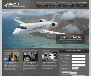 gulfstream-charter.com: Avjet Corporation Gulfstream Charter, Gulfstream Aircraft For Sale, Gulfstream Private Jet Charter, Gulfstream Aircraft Management
Avjet Corporation is a full-service, global aviation company, providing clients with the entire range of aircraft sales, acquisitions, charter and management services, including oversight of completions and refurbishments.