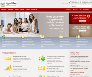 hyperoffice.com: Collaboration Software: Document Management Online, Cloud Email, Tasks , Mobile Collaboration
Online Collaboration Software for SMBs. Instantly share Outlook, documents; manage tasks, email; build intranet & more. No Geeks required! Try Free.