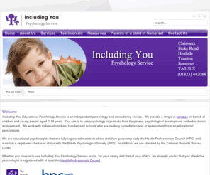 includingyou.co.uk: Including You | Welcome
Welcome Including You Educational Psychology Service is an independent psychology and consultancy service.