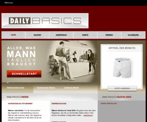 daily-basics.com: daily-basics | Herrenwäsche mit Stil
daily-basics | Herrenwäsche mit Stil