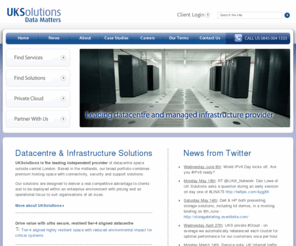 fasterstripe.net: Secure Datacentres, Private Cloud and Managed Communications Services from UKSolutions - Data Matters
UKSolutions is the leading independant Datacentre and IT Infrastructure Solutions company for for Hosting, Co-location, Managed Services and IP Transit based in the midlands.