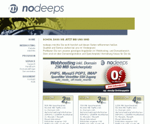 Nodeeps.de: nodeeps - Webhosting Domain PHP Mysql IMAP AwStats