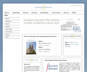 eurospinefoundation.com: Home - EuroSpine Foundation
EuroSpine Foundation