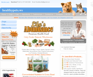 healthypets.ws: Premium Natural Dog Food and Cat Food
