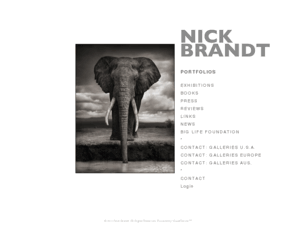 nickbrandt.com: Nick Brandt : Photography
Nick Brandt's fine art photography of African animals. Books published : 