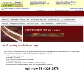 trexinstaller.com: trex installer local installer contractor company cheap
Home Page trex decking installer trex decking pictures local cheap installer contractor company composite maintenace free