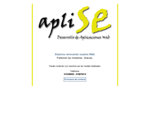 aplise.es: aplise :: Desarrollo de Aplicaciones Web
aplise :: Desarrollo de Aplicaciones Web