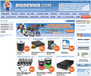 bigdennis.biz: BigDennis
 Bigdennis.com, uw internetwinkel. dvd en cd recordables inkt toner