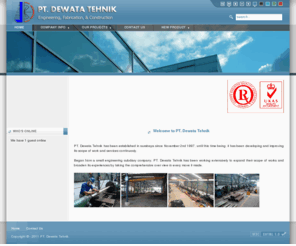 dewata-tehnik.com: PT. Dewata Tehnik - Home
Engineering, Fabrication, & Construction