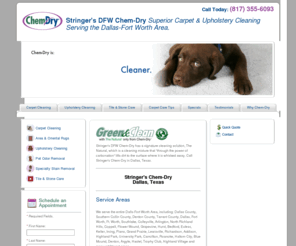 dfwchemdry.com: Chem-Dry Carpet Cleaning & Upholstery Cleaners Carpet Cleaning Products.
Carpet Cleaning with Chem-Dry.
Upholstery cleaning, Commercial & residential 
carpet cleaners. Dry carpet cleaning, better than steam cleaning. Carpet stains removal.