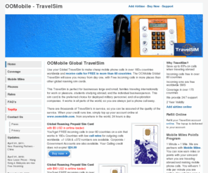 oomobile.com: OOMobile - Global TravelSim - No Roaming charges here!
OOMobile Global TravelSim - #1 Globl roaming TravelSim - +1-703-9532272