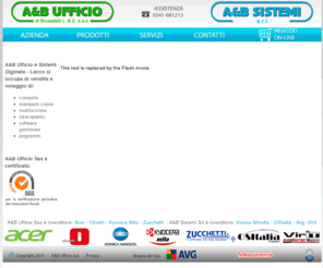 aebufficio.com: AeB Ufficio Sistemi Olginate-Lecco,vendita,noleggio,fotocopiatrici,stampanti,colore,computer,programmi,gestionale,Acer,Kyocera,Minolta,Olivetti,Zucchetti,Ositalia,Avg
AeB Ufficio Sistemi Olginate-Lecco,multifunzione,fotocopiatrici,stampanti,colore, computer,programmi,gestionale,archiviazione,noleggio,vendita,distributore,Acer,Kyocera,Minolta,Olivetti,Zucchetti,Ositalia,Avg