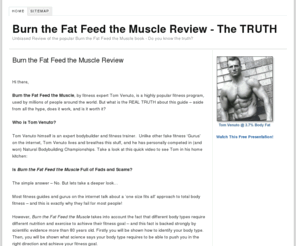 burnthefatfeedthemuscletruth.com: Burn the Fat Feed the Muscle Review – The TRUTH
Unbiased Review of the popular Burn the Fat Feed the Muscle book. Do you know the truth?