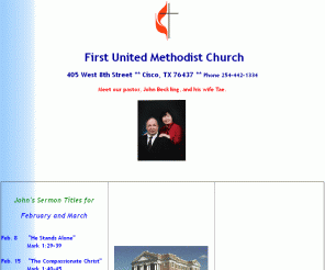 ciscomethodist.org: First United Methodist Church
