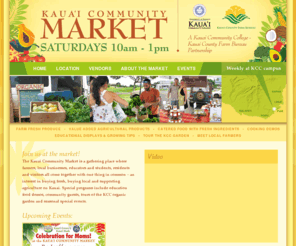 kauaicommunitymarket.com: Kauai Community Market - Saturdays 10am to 1pm at Kauai Community College
Kauai Community Market - Saturdays 10am to 1pm at Kauai Community College