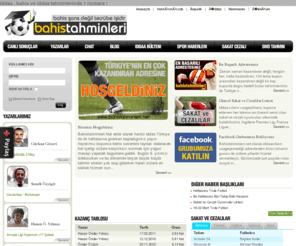 bahistahminleri.net: BahisTahminleri.Net | "iDDAA" iddaa tahminleri , iddaa bülteni , bahis , iddia , idda
iddaa, bahis tahminleri , canlı skorlar , bahis , iddaa tahminleri , iddaa bülteni , banko kuponlar , iddaa yorumları , sakat ve cezalı oyuncular , tv rehberi.