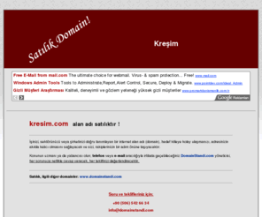 kresim.com: Satılık Domainler | Kreşim - kresim.com
Kreşim - kresim.com alan adı satılıktır !