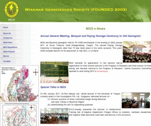 myanmargeosciences.org: Myanmar Geosciences Society
Developing Sustainable Resources for the future Myanmar. the Society is promoting geosciences discipline and also takes a role in the social events of the Myanmar geoscientists.