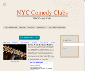 nyccomedyclubs.org: NYC Comedy Clubs
Find everything you need to know about NYC Comedy Clubs here!