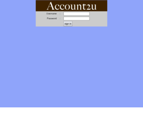 acc31.com: Account2u
Account2u