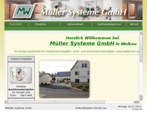 insektengitter.org: Mller Systeme GmbH - Insektenschutzgitter, Plissee, Automatiktren und Alu-Glas-Konstruktionen
Ihr Produzent fr Neher Insektenschutzgitter, Sonnenschutz, Plissee, Automatiktren, Alu-Glas-Konstruktionen fr Dresden, Leipzig, Chemnitz und Umgebung aus Ketzerbachtal OT Wolkau