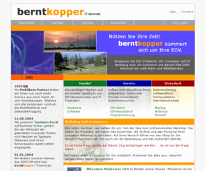 kopcom.com: KOPPER iT-services: Vergessen Sie EDV Probleme
KOPPER iT-services installiert, administriert und sichert Ihre EDV!
