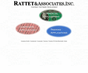 rattet.com: Rattet & Associates, Inc. Home Page
Custom software contract development services: Visual Basic, Java, C: Web and CD-ROM based products.