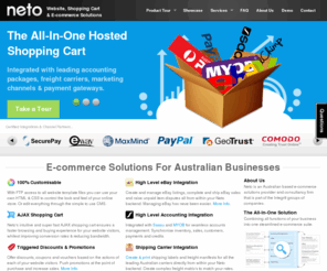 neto.com.au: E-commerce &  Shopping Cart Software For MYOB - By Neto
Shopping Cart, Website and E-commerce Solutions For Australian SME's. Integrated With MYOB Accounting Products, eBay and Leading Freight Carriers.