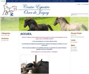 oxerdejoigny.com: Centre Equestre Oxer de Joigny
