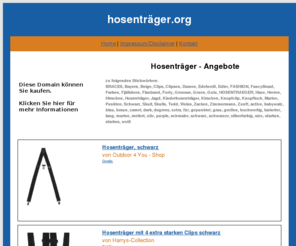 xn--hosentrger-w5a.org: Hosenträger - hosenträger.org
