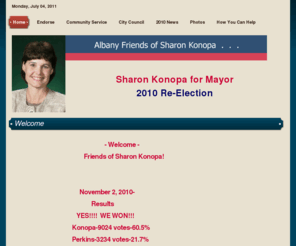 sharonkonopa.org: Friends of Sharon Konopa
Albany Friends of Sharon Konopa