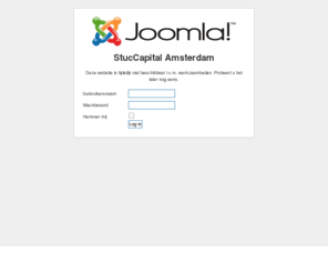 stuccapital.com: Welkom op de voorpagina
Joomla! - Het dynamische portaal- en Content Management Systeem