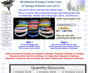 wristband-design-center.com: Diabetic Allergy Custom Medical Alert ID Silicone Rubber Bracelets Wristbands.
Silicone Diabetic Diabetes Allergy Custom Medical Alert ID Silicone Rubber Bracelets Braclets and Wristbands.  Custom Detailed Design for Medical Conditions for Your Silicone Rubber Bracelet, Wristband or GI Dog Tag.   Team Sports and Event Wristbands.