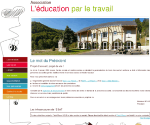 foyer-medicalise-lozere.com: Association L'Education par le travail - Foyer et centre d'accueil pour handicapés, ESAT, CAT et établissement d'aide par le travail en Lozère, Languedoc-Roussillon.
L'association L'Education par le travail; foyer et centre d'accueil pour handicapés, ESAT, CAT et établissement d'aide par le travail en Lozère, Languedoc-Roussillon. 