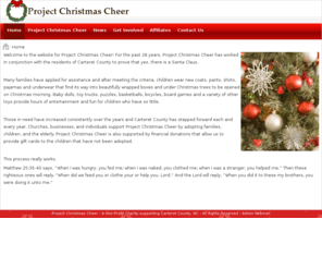 projectchristmascheer.com: Home
Project Christmas Cheer, Carteret County, Non-profit Charity