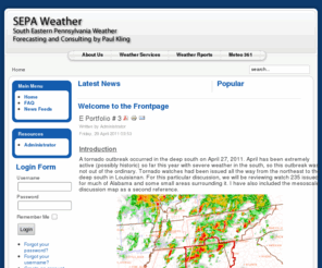 sepaweather.com: Welcome to the Frontpage
Joomla! - the dynamic portal engine and content management system