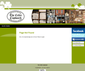 thecelticcupboard.com: Page Not Found - The Celtic Cupboard
The Celtic Cupboard offers giftware, music, apparel, jewelry, food delicacies and more from Ireland, Scotland and Wales.