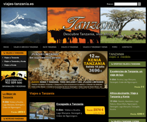 viajes-tanzania.es: TANZANIA: Viajes a Tanzania | Circuitos de viajes por Tanzania | Vacaciones Ofertas viajar a Tanzania
Tanzania, guía Tanzania, Viajes a Tanzania, circuitos de viajes por Tanzania, ofertas viajes Tanzania, guía Tanzania, viajar por Tanzania... Información 902 884 666. 
