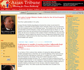 asiantribune.com: 
		Asian Tribune | Striving for Asian Solidarity							
