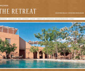 retreat-africa.com: Start The Retreats
The Retreat is a luxury African safari destination, situated in a most remote corner of Tanzania's Selous Game Reserve, offering total privacy and an undisturbed individual experience of the African bush